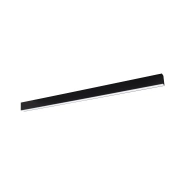 Nova Luce Gent - profilé lumineux linéaire - 120 x 3,8 x 7 cm - 40W LED inclus - noir - couleur de lumière blanc chaud