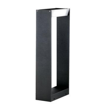 Nova Luce Twin - lampe de jardin - 60 cm - 2 x 5W LED inclus - IP54 - gris foncé