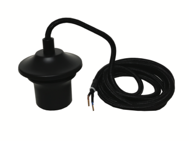 Artdelight suspension sans plaque de plafond -Ø9 x 400 cm - noir