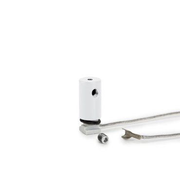 KLUS LIN-ZM - point de fixation avec câble d'alimentation - blanc