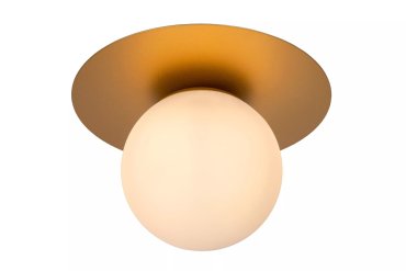 Lucide Tricia - plafonnier - Ø 25 x 17,5 cm - or