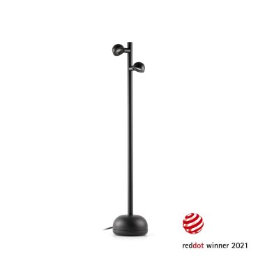 MODÈLE D’EXPOSITION - Faro Brot - lampe de jardin - Ø 16 x 90 cm - 10W LED inclus - IP65 - noir