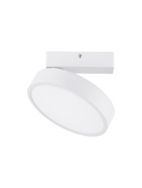 Nova Luce Perfect Profile - plafonnier télécommandé (incl.) - Ø 20 x 9,5 cm - 20W LED dimmable inclus - 2700K-6000K - blanc
