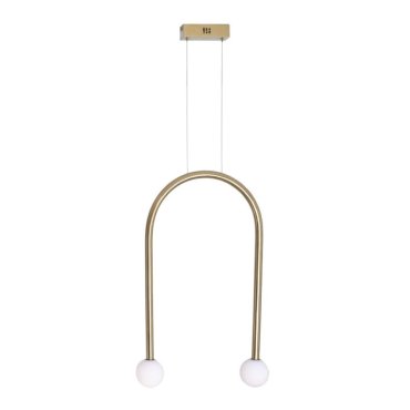 Maxlight Enigma - lampe suspendue - 40 x 180 cm - 2 x 2W LED inclus - or