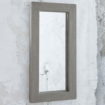 MODÈLE D’EXPOSITION - Vico Stuco – miroir sans éclairage – 100 x 50 x 8 cm – béton ciré