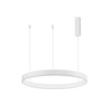 Nova Luce Motif - lampe suspendue - Ø 80 x 120 cm - 48W LED dimmable inclus - blanc sable