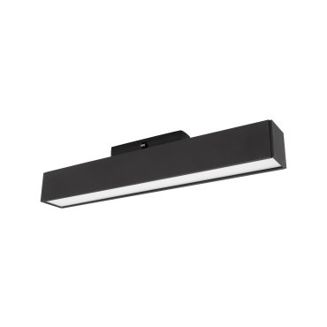Nova Luce Rieti - luminaire pour système de profilés magnétiques - 26,9 x 3,5 x 5,1 cm - 15W LED inclus - noir - couleur de lumière blanche
