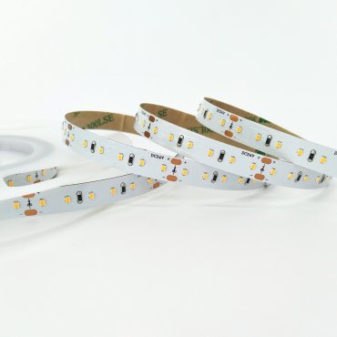 VK Lighting Bande LED - largeur 1cm, longueur 500cm - 24Vdc - dimmable - 12W LED par mètre - 120 LED par mètre - IP20 - 2700K