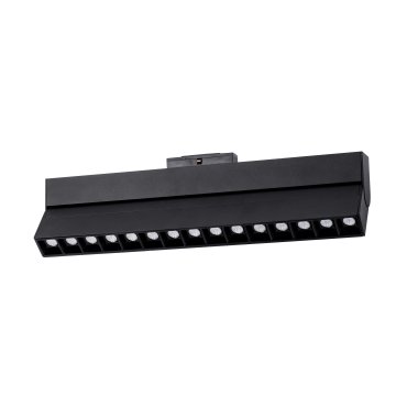 Nova Luce Este - profilé magnétique - 40,7 x 3,4 x 11,6 cm - 22W LED inclus - noir - couleur de lumière blanc chaud