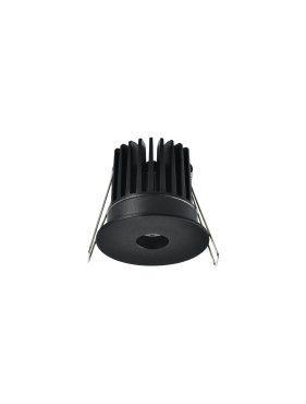 Nova Luce Ono - spot à encastrer - Ø 62 mm, Ø 50 mm à encastrer - 8W LED inclus - noir