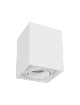 Nova Luce Rende - spot en saillie - 9,6 x 9,6 x 12 cm - blanc