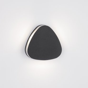 Nova Luce Oono - applique murale extérieure - 16 x 15,5 x 4,6 cm - 8W LED inclus - IP65 - anthracite foncé