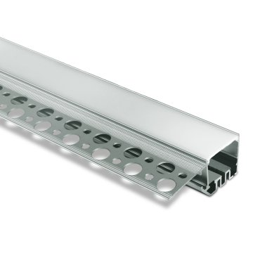 Profilés encastrés sans garniture ONE Light - 2,4 x 2 cm - longueur 200 cm - aluminium