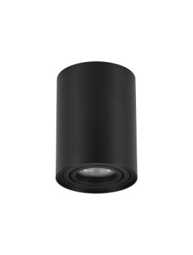 Nova Luce Ulty - spot en saillie - Ø 8,5 x 11,5 cm - noir