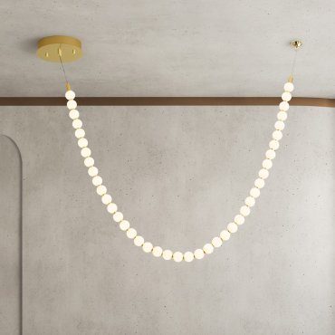 Nova Luce Perla - lampe suspendue - 115 x 131 cm - 69W dimmable LED inclus - doré