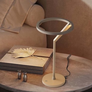Nova Luce Tilia - lampe à poser - Ø 22 x 38 cm - 16W dimmable LED inclus - café moka
