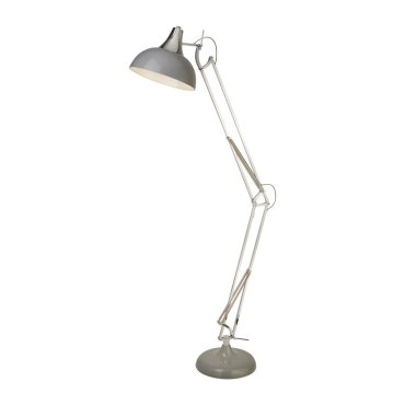 Searchlight Goliath - lampadaire - 30 x 170 cm - chrome et gris