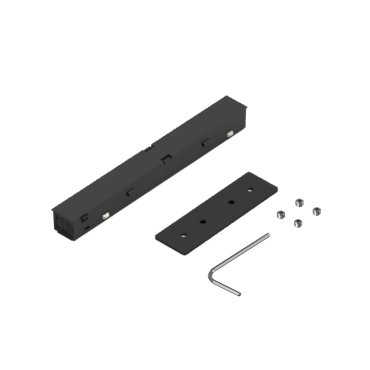 VK Lighting Eiva - système de rail magnétique - connecteur électrique et mécanique pour profilé de montage - noir