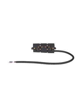 Nova Luce Breda - power connector - connexion entre le rail et le conducteur - noir