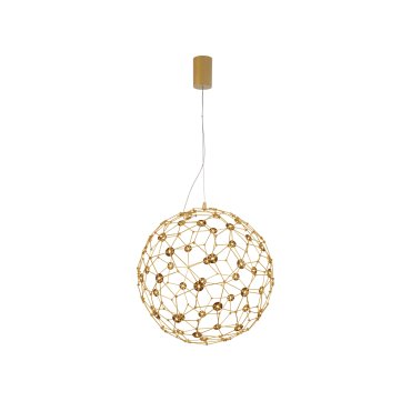 Nova Luce Sole - lampe suspendue - Ø 40 x 250 cm - 21,6W LED inclus - or