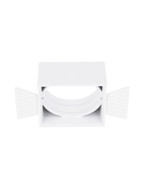 Nova Luce Wall Washer - spot encastré pour module LED - 7,4 x 7,4 cm - blanc