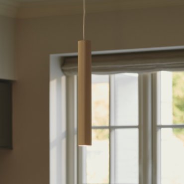 Nordlux Vico - lampe suspendue - Ø 12,5 x 150 cm - beige