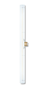 Segula ampoule LED - Design Line - Ø 3 x 50 cm - S14d - 8W dimmable - 1900K - transparent