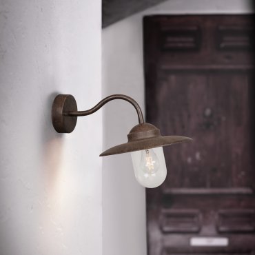 Nordlux Luxembourg - applique d'extérieur - 27,5 x 27 cm - IP54 - rouille
