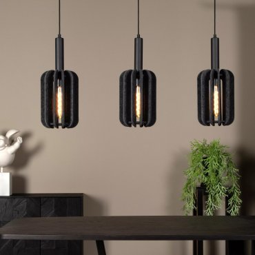 Lucide Rafal - lampe suspendue - 98 x 20 x 183 cm - gris