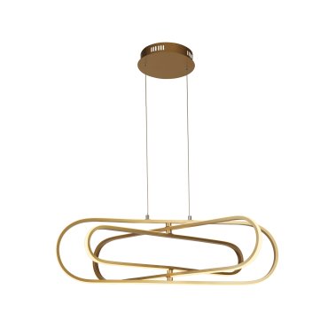 Searchlight Clip - lampe suspendue - 80 x 120 cm - 53W LED inclus - or et opale