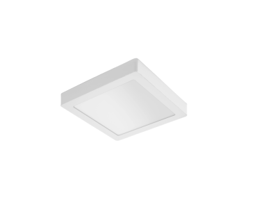 Century Italia Tondo - plafonnier - 30 x 30 x 3,2 cm - 24W LED inclus - blanc