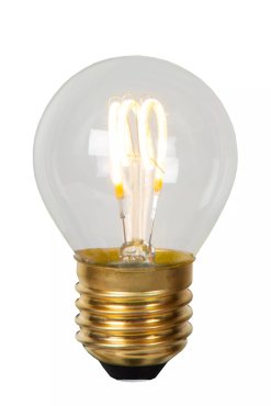 Lucide Ampoule à filament LED - Ø 4,5 x 7,2 cm - E27 - 3W dimmable - 2700K - transparente