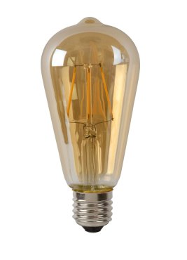 Lucide Ampoule à filament LED - Ø 6,4 x 14,6 cm - E27 - 5W dimmable - 2700K - ambre