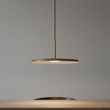 Artdelight Osorne - lampe suspendue - Ø 35 x 143,5 cm - 7W LED inclus - bronze