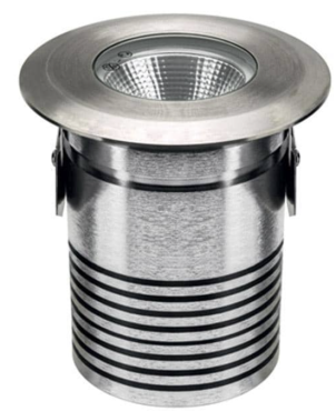 Spot intégral pathlux uplight pour l'extérieur - Ø 88 mm, 88 mm encastré - 4,5W inclus - IP67 - métal