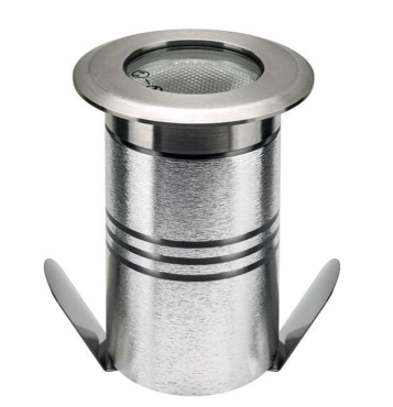 Spot intégral pathlux uplight pour l'extérieur - Ø 63 mm, 63 mm encastré - 2W inclus - IP67 - métal