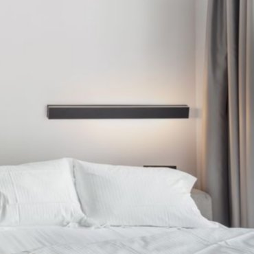 Nova Luce Colby - 5 x 4,2 x 60 cm - 21W LED inclus - noir sable