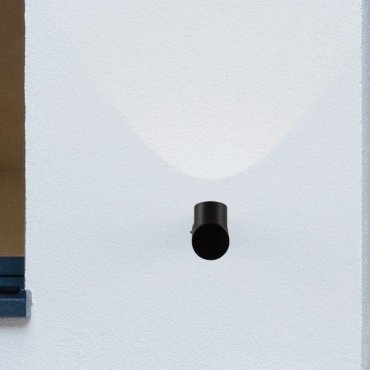 Nova Luce Brice - applique murale extérieure - 4 x 6 x 12 cm -  6W LED inclus - IP54 - noir sablé