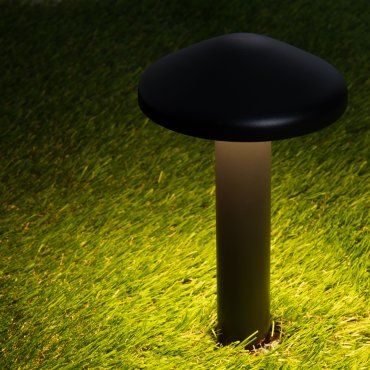 Nova Luce Nemo - lampe de jardin - Ø 11 x 20 cm - 5W LED inclus - IP65 - anthracite foncé