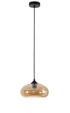 Artdelight Paradise - lampe suspendue - Ø 28 x 172 cm - ambre