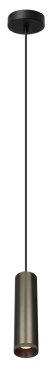 Artdelight Milano - lampe suspendue - Ø 6,6 x 175 cm - bronze clair