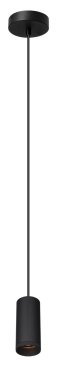 Artdelight Milano - lampe suspendue - Ø 6,5 x 150 cm - noir