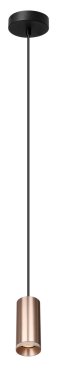 Artdelight Milano - lampe suspendue - Ø 6,5 x 150 cm - rose champagne