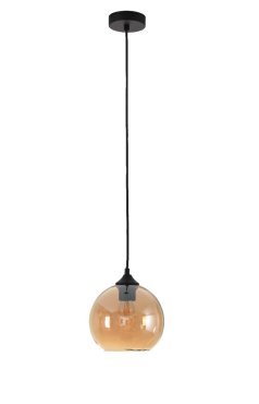 Artdelight Marino - lampe suspendue - Ø 20 x 176 cm - ambre