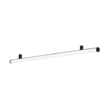 Nova Luce Rub - accessoire mural magnétique - 150 x 10 cm - 38W LED inclus - noir sable