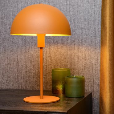 Lucide Siemon - lampe à poser - Ø25 x 40 cm - jaune ocre