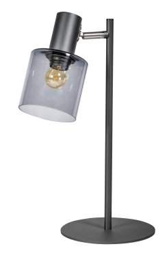 ETH Sledge Glass - lampe de table - Ø 20 x 45 cm - fumé