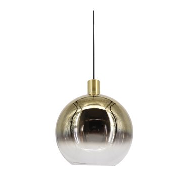 Artdelight Rosario - lampe suspendue - Ø 40 x 150 cm - or fumé