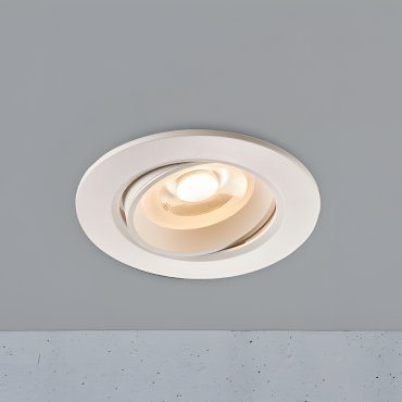 Nordlux Roar - spot encastré - Ø 85 mm, Ø 68 mm taille d'encastrement - 6,5W dimmable LED inclus - IP23 - blanc