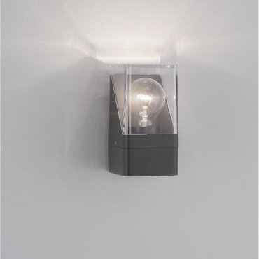 Nova Luce Selena - applique murale extérieure - 8,5 x 16  x 9,8 cm - IP65 - anthracite foncé